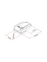 SAFE DOOR  KIT DA 3 SERRATURE COLORE BIANCO