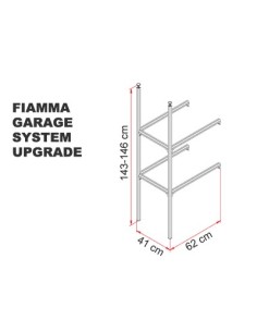 GARAGE SYSTEM UPGRADE SERVE PER AMPLIARE IL VANO SCAFFALE
