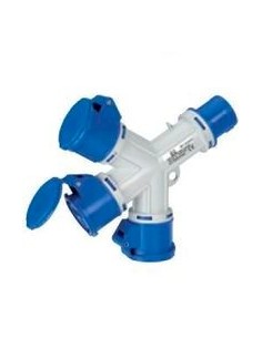 MOLTIPLICATORE DI PRESE INDUSTRIALE  220 A 3 VIE.