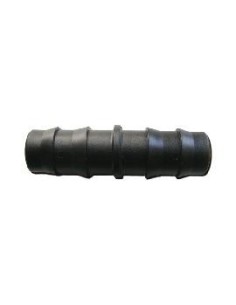 RACCORDO DRITTO COLLEGAMENTO TUBI ACQUA DA 40 MM NERO