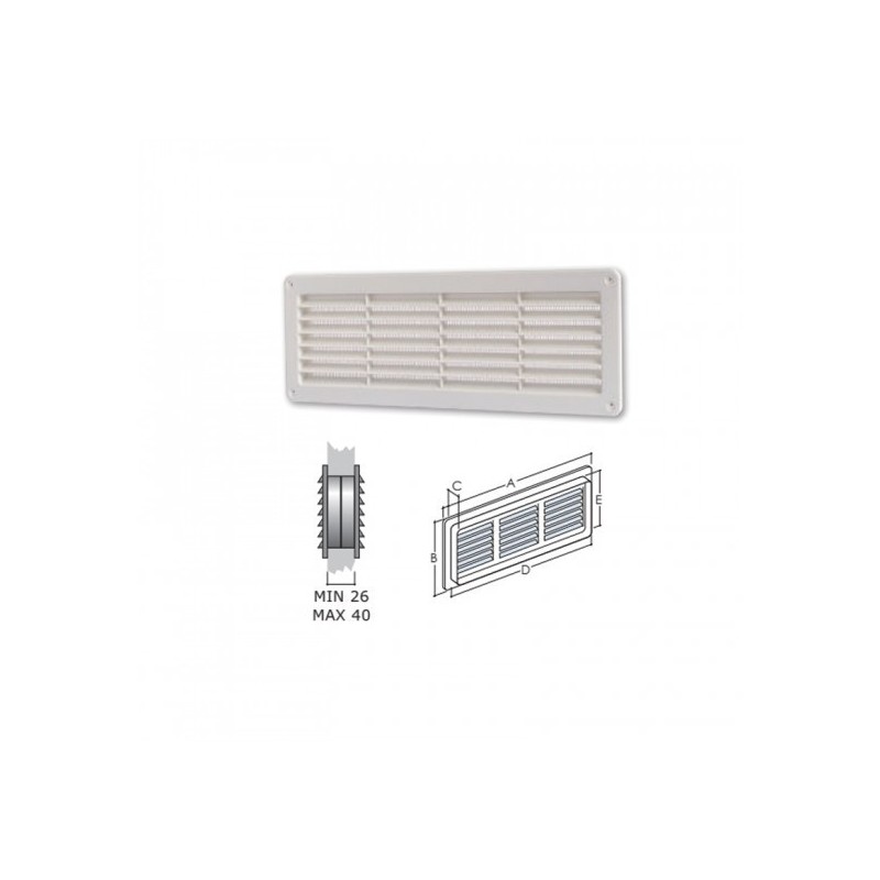 AREATORE TELESCOPICO 270 X 120 MM CON ZANZARIERA