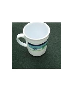 TAZZA IN MELAMINA FANTASIA NUVOLA CON PIATTINO