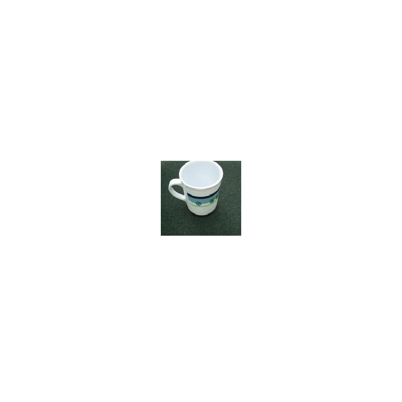 TAZZA IN MELAMINA FANTASIA NUVOLA CON PIATTINO