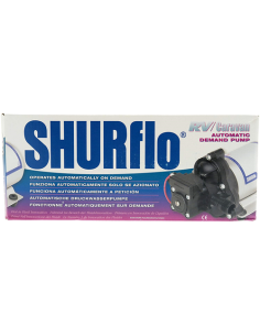 POMPA ACQUA SHURFLO 12 V 30 PSI PORTATA 7 LITRI AL MINUTO 2