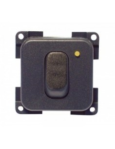 INTERRUTTORE MC12N CON LED SPIA COLORE MARRONE