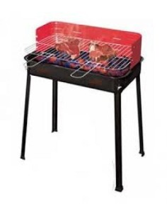 BARBEQUE A CARBONELLA CROMATO MODELLO FLAVIA POSIZIONABILE IN TRE ALTEZZE