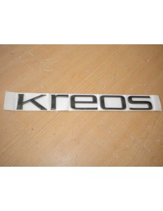 ETICHETTA ADESIVA CROMATA NERA CON SCRITTA KREOS