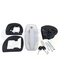 SERRATURA COMPLETA PRO TEK MODELLO SMART COLORE BIANCO