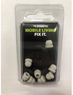 KIT DI 8  GOMMINI IN GOMMA GRIGIO CHIARO PER GRIGLIE FORNELLO