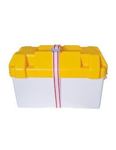 CONTENITORE BATTERIA IN PLASTICA PERMETTE DI RESISTERE AGLI ACIDI DELLE BATTERIE