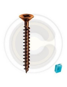 CONFEZIONE DA PZ 20 VITI PANEL BRONZATA MISRA MM 4X50.