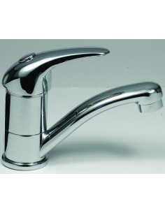 MISCELATORE MONOCOMANDO CON CANNA 12 CM CROMO