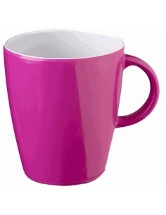 TAZZONE FUCSIA CON ANTISLIP IN MELAMINA DA 30 CL