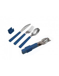 SET DI POSATE TRIO APPETITE  COLORE BLU