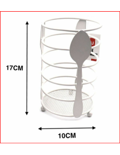 PORTAPOSATE IN FERRO BIANCO
