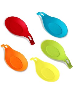 PORTACUCCHIAIO IN SILICONE COLORATO
