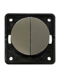 INTERRUTTORE 12 VOLT DOPPIO UNIPOLARE  BERKER COLORE...