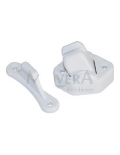 FERMA PORTA ESTERNO GIREVOLE DA 9 MM COLORE BIANCO