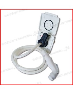 PRESA ESTERNA ACQUA CON MISCELATORECOMPLETA DI TUBO E DOCCETTA 200 CM