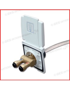 PRESA ESTERNA ACQUA CON MISCELATORECOMPLETA DI TUBO E DOCCETTA 200 CM 2