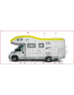 KIT PROFILI IN PLASTICA ESTERNI DX E SX