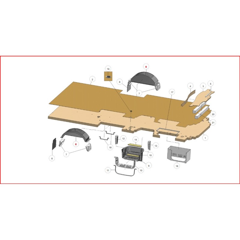 PARAFANGO COPRIRUOTA SOTTOSCOCCA MONTABILE SU...