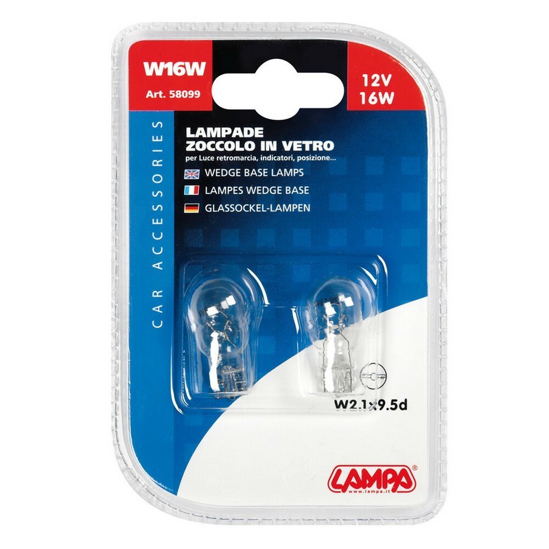 LAMPADINE ZOCCOLO IN VETRO 12 V 16 W VENDITA IN...