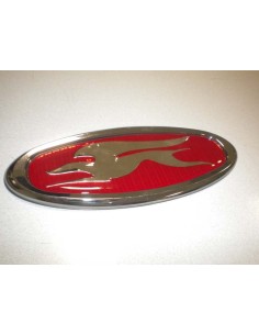 LOGO LAIKA CON CANE OVALE ROSSO