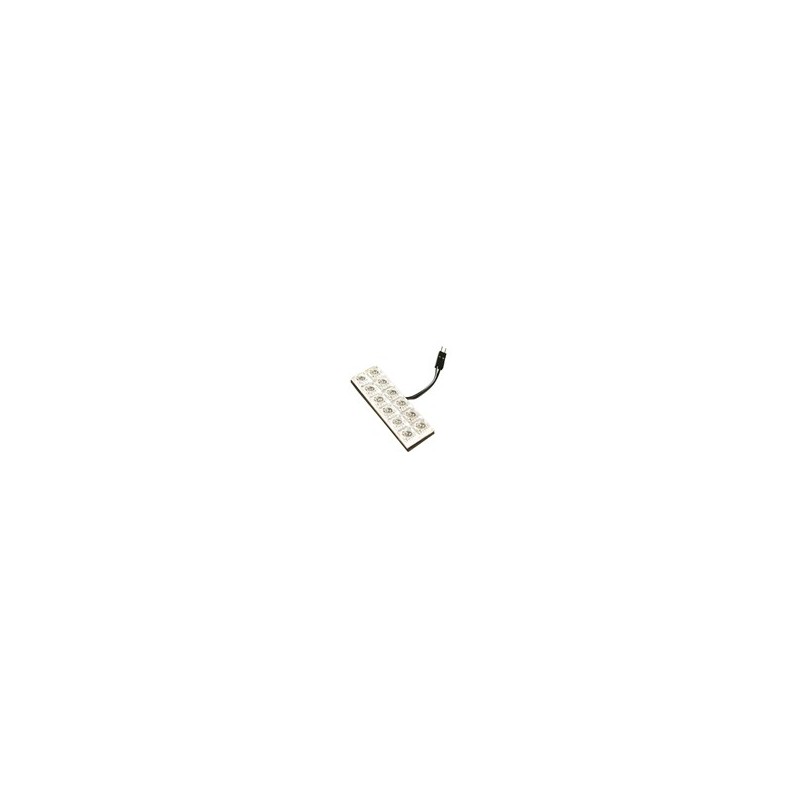 PANNELLO 20X60 MM 12 LED BIANCO