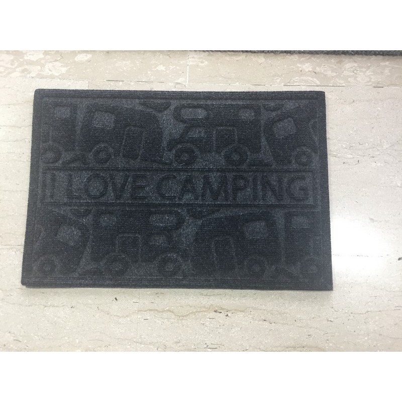 ZERBINO MISURA 40X60 COLORE  NERO IN MOQUETTE...