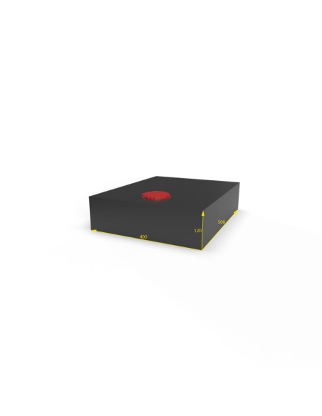 SERBATOIO ACQUA DA 24 LITRI COLORE NERO MISURE 40X12X50