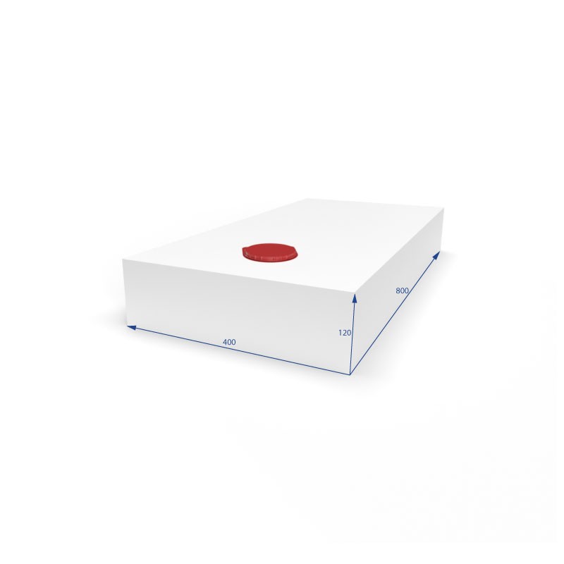 SERBATOIO ACQUA 38 LT COLORE BIANCO MISURE...
