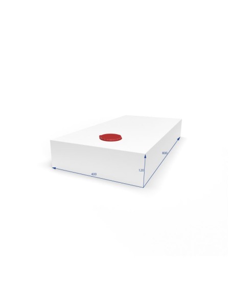 SERBATOIO ACQUA 38 LT COLORE BIANCO MISURE 40X12X80