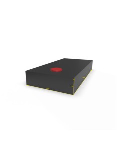 SERBATOIO ACQUA 38 LT COLORE NERO MISURE 40X12X80 2