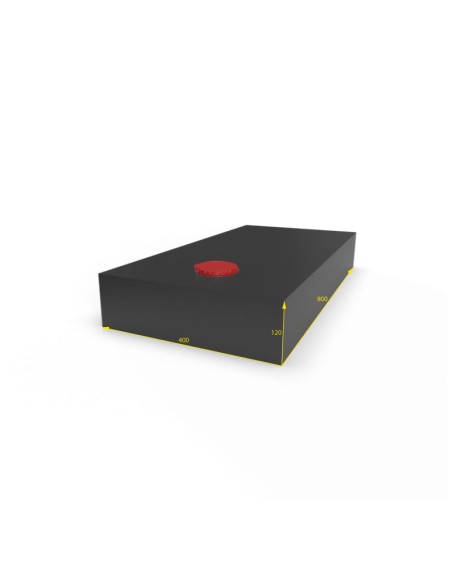 SERBATOIO ACQUA 38 LT COLORE NERO MISURE 40X12X80