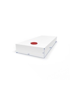 SERBATOIO ACQUA 48 LT COLORE BIANCO MISURE 40X12X100 2