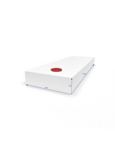 SERBATOIO ACQUA LT 57  COLORE BIANCO MISURE 40X12X120 2