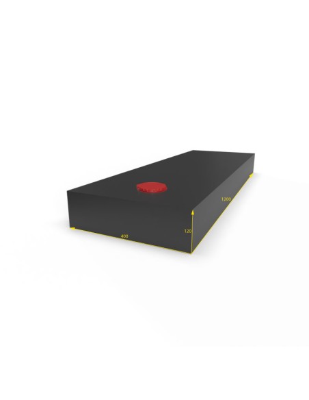 SERBATOIO ACQUA 57 LT COLORE NERO MISURA 40X12X120