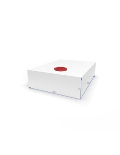 SERBATOIO ACQUA 30 LT COLORE BIANCO MISURE 41X14X57 2