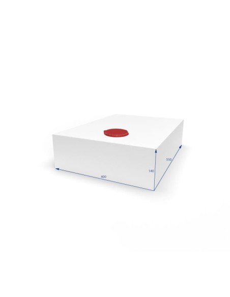 SERBATOIO ACQUA 30 LT COLORE BIANCO MISURE 41X14X57