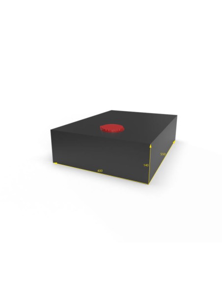 SERBATOIO ACQUA 30 LT COLORE NERO MISURE 41X14X57
