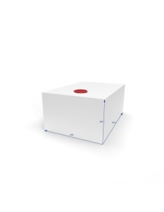 SERBATOIO ACQUA 80 LT COLORE BIANCO MISURE 45X28X65 2