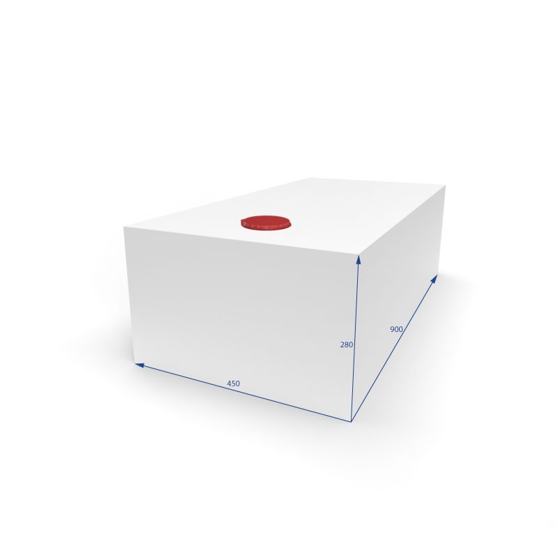 SERBATOIO ACQUA 112 LT COLORE BIANCO MISURE...