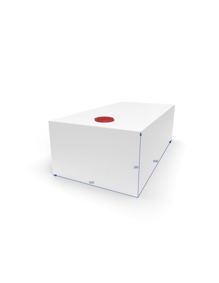 SERBATOIO ACQUA 112 LT COLORE BIANCO MISURE 45X28X90