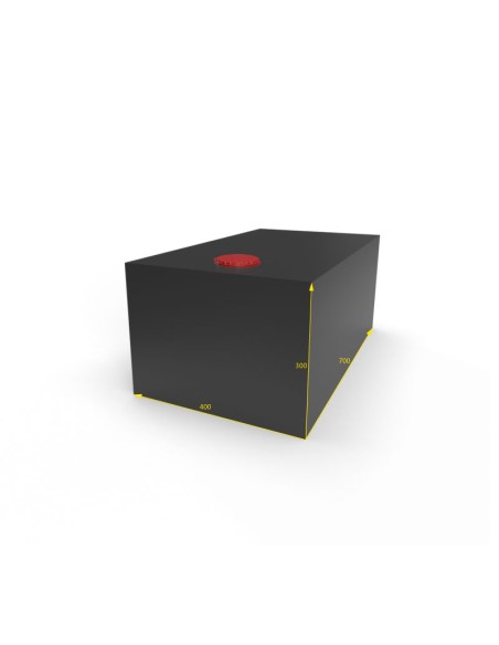 SERBATOIO ACQUA 84 LT COLORE NERO MISURA 40X30X70
