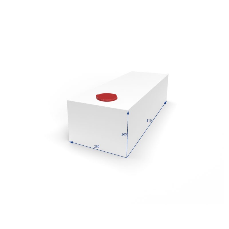 SERBATOIO ACQUA 45 LT COLORE BIANCO MISURE...