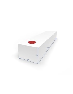 SERBATOIO ACQUA DA LT 72 COLORE BIANCO MISURA 28X20X130 CM 2