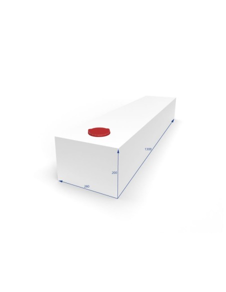 SERBATOIO ACQUA DA LT 72 COLORE BIANCO MISURA 28X20X130 CM