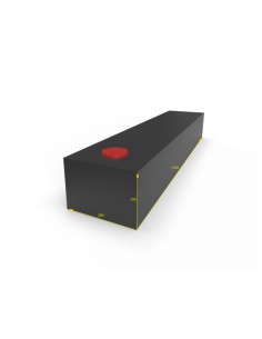 SERBATOIO ACQUA DA 72 LT COLORE NERO MISURE 28X20X130 2