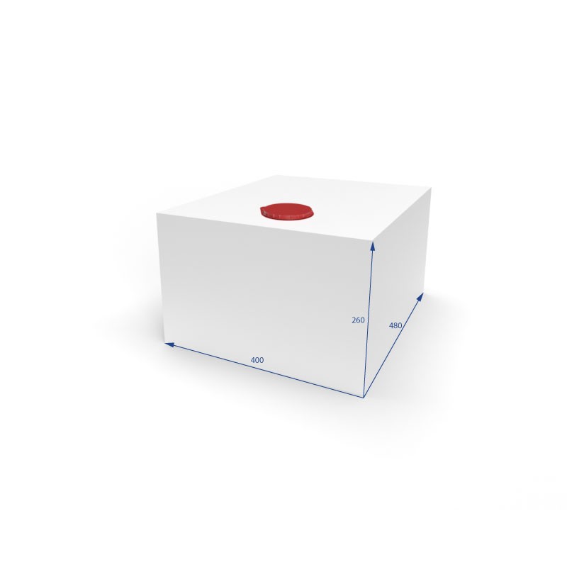 SERBATOIO ACQUA LT 49 COLORE BIANCO MISURE...